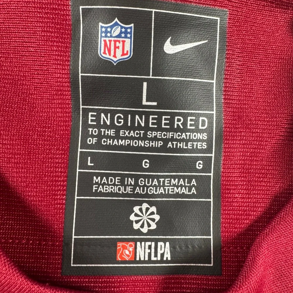 Nike Washington Commanders Jayden Daniels 5 NFL Jersey Mens Large Burgundy New